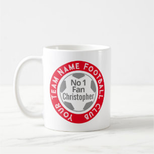 Football Club Name on a Coffee Mug