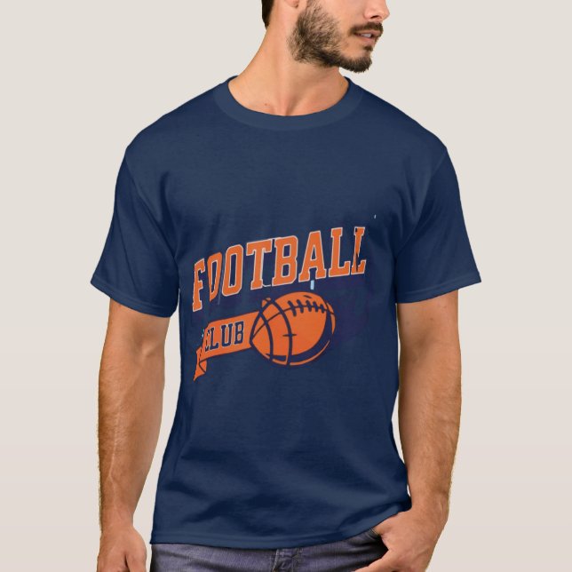 Football Club Oversized T-Shirt (Front)