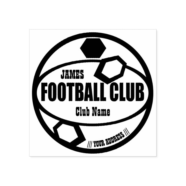 Football club rubber stamp (Imprint)