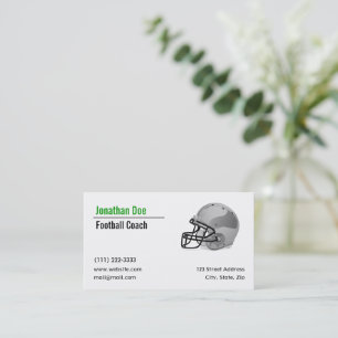 Football Coach Business Card