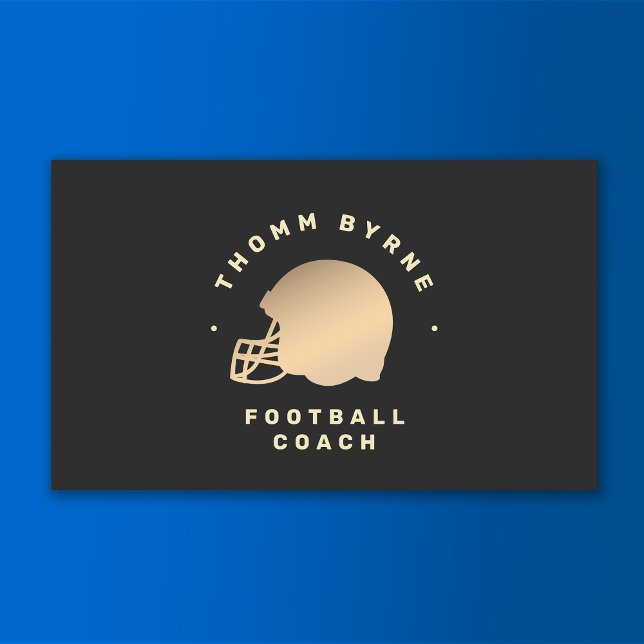 Football Coach Business Card (Creator Uploaded)