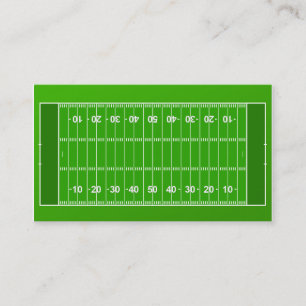 Football Coach Business Card