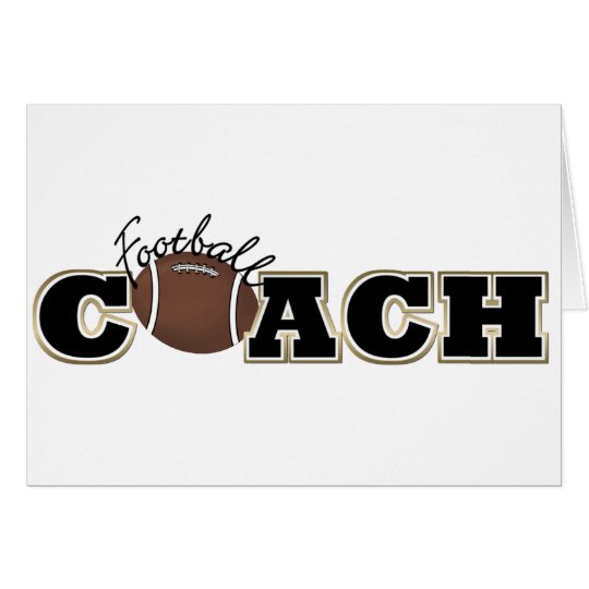 Football Coach Card
