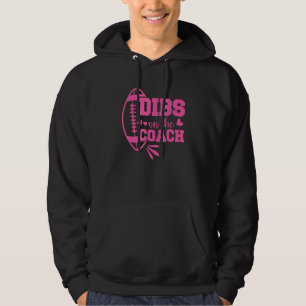 Football Coach Girlfriend Dibs On The Coach Hoodie