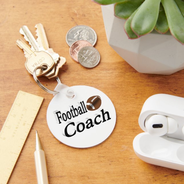 Football Coach  Key Ring (Desk)