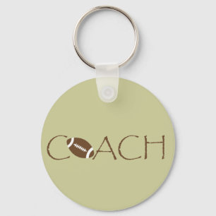 Football coach key ring