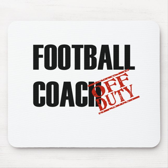FOOTBALL COACH LIGHT MOUSE MAT (Front)