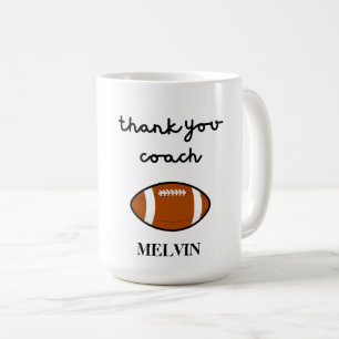 Football Coach Mug, Thank You Gift for Sport Coach Coffee Mug