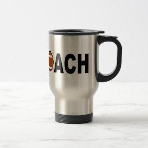 Football Coach Personalised Travel Mug