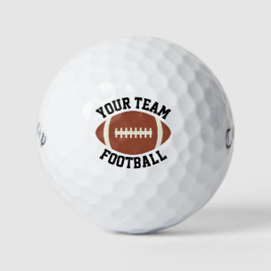 Football Coach/Player/Fan Custom Team Name Sports Golf Balls