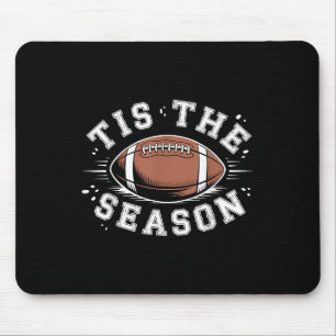 Football Coach Player Men Tis The Season Football  Mouse Mat
