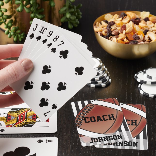 Football Coach  Playing Cards (In Situ)