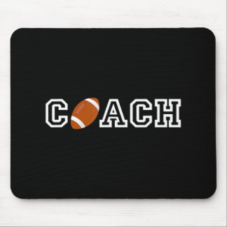 Football Coach T   Appreciation Gift for Coaches Mouse Mat
