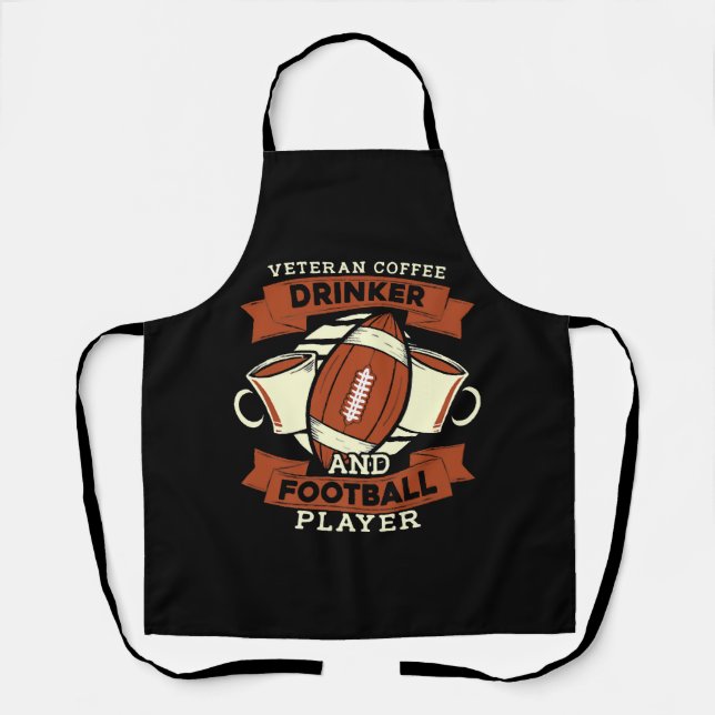 Football Coffee Apron (Front)