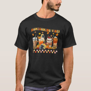 Football Coffee Homecoming Hoco 2022 Pumpkin Spice T-Shirt