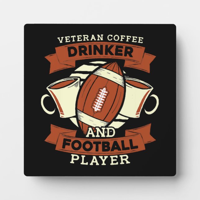 Football Coffee Plaque (Front)