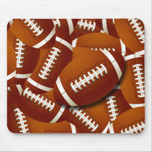 FOOTBALL COLLAGE MOUSE MAT