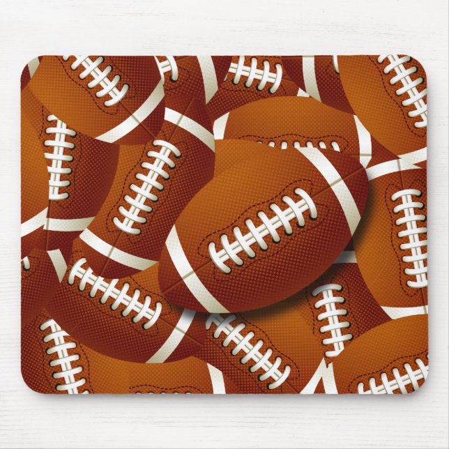 FOOTBALL COLLAGE MOUSE MAT (Front)