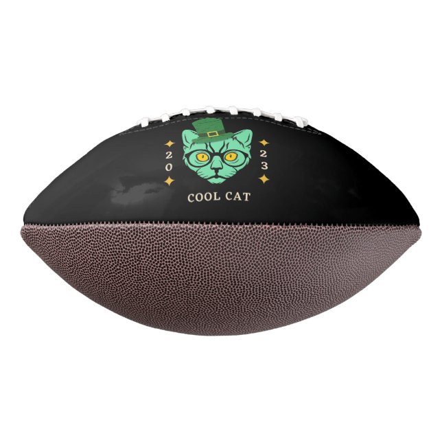 Football Cool Cat American Football (Rotated 270)