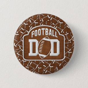 Football Dad 6 Cm Round Badge
