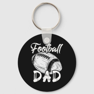 Football Dad For Him Men Family Matching Players F Key Ring