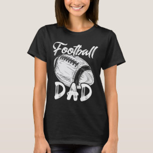 Football Dad For Him Men Family Matching Players F T-Shirt