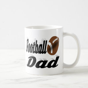 Football Dad half text Coffee Mug