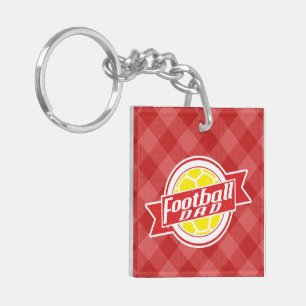 Football Dad Keyring