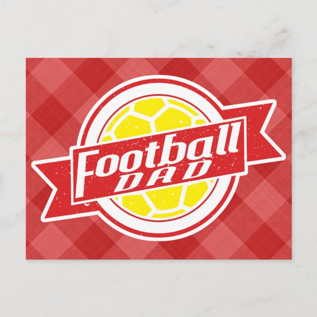 Football Dad Postcard (Front)