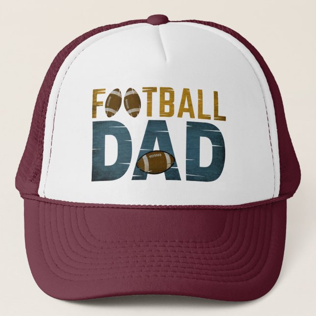 FOOTBALL DAD  TRUCKER HAT (Front)