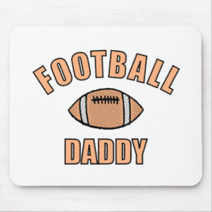 Football Daddy Drawing And Text Mouse Mat