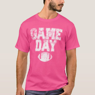 FOOTBALL Day Game Vintage Distressed Graphic Mens T-Shirt