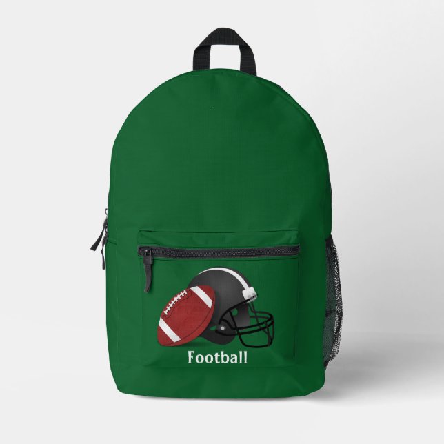 Football Design Back Pack (Front)