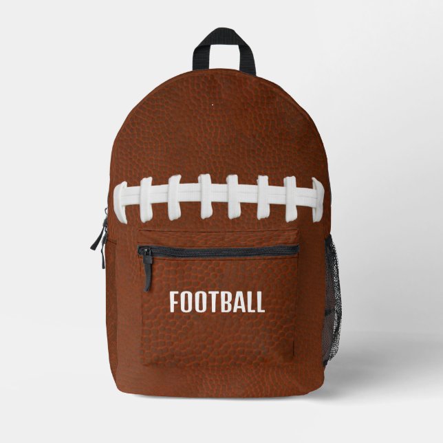 Football Design Back Pack (Front)