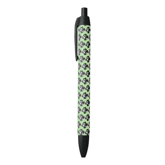 Football Design Black Ink Pen (Top (Vertical))