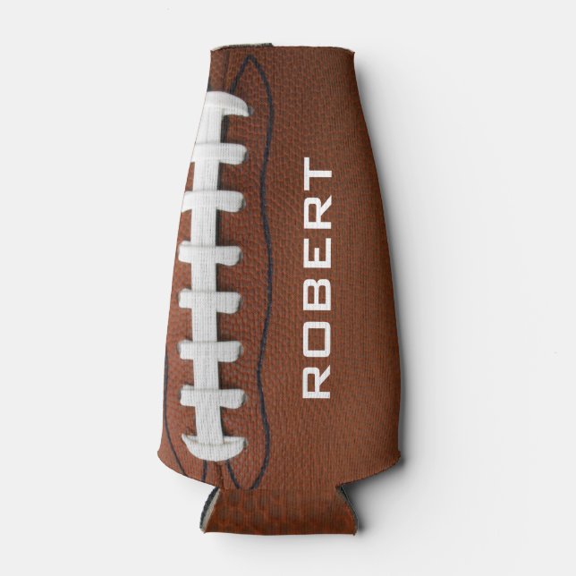 Football Design Bottle Cooler (Front)