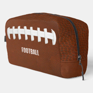 Football Design Dopp Kit Toiletry Bag