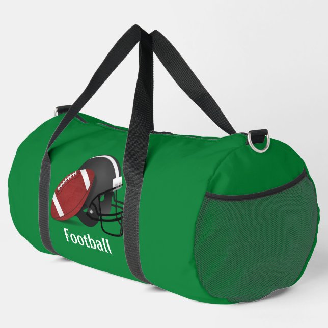 Football Design Duffel Bag (Right Corner)