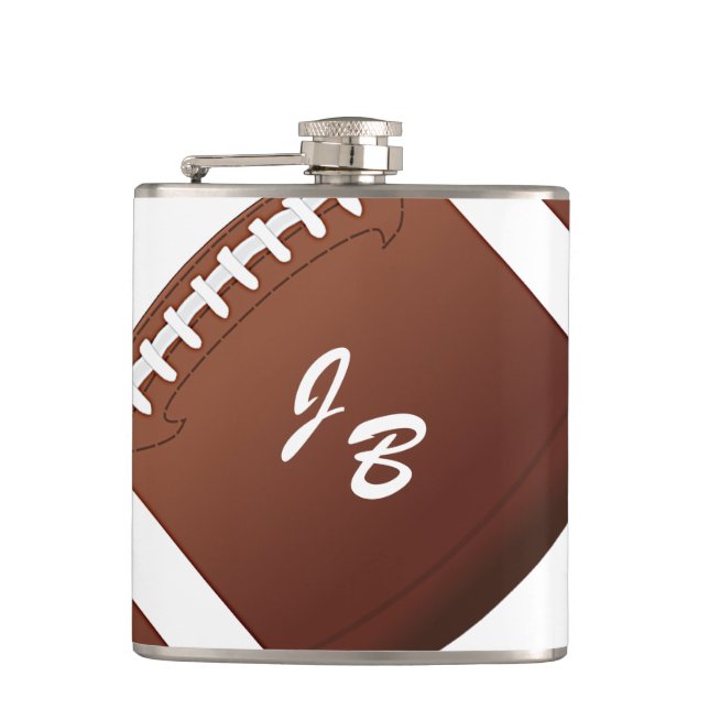 Football Design Flask (Front)