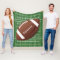 Football Design Fleece Blanket