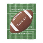Football Design Fleece Blanket