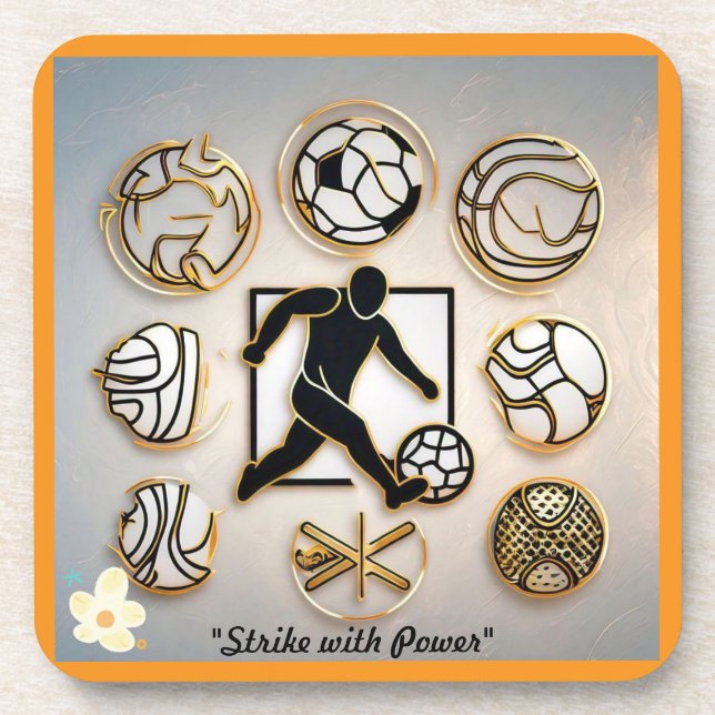 "Football Design Inspiration" Coaster (Front)