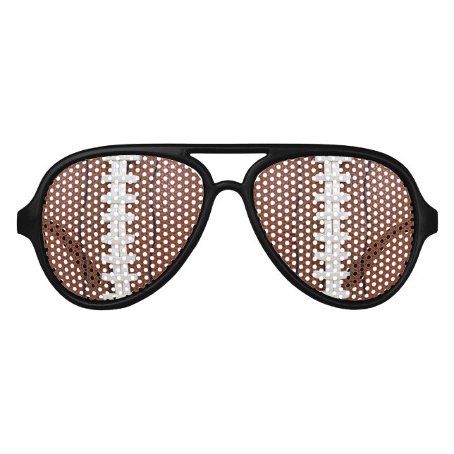 Football Design Photo Sunglasses Shades (Front)