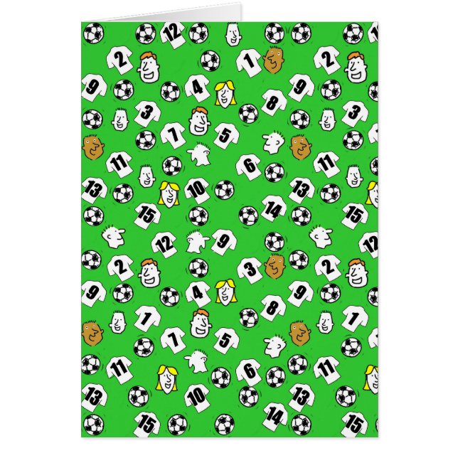 Football Design with White Shirts (Front)