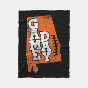 Football Distressed Game Day Fleece Blanket