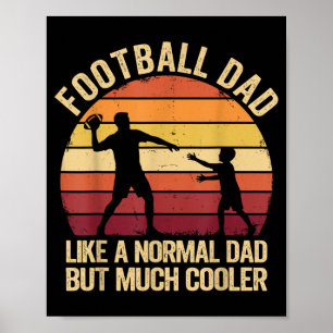 Football Drip Aamerican Flag For Boys Youth Kids Poster