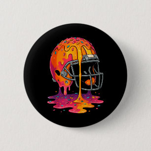 Football Drip Boys Tie Dye Football Ice Cream With 6 Cm Round Badge