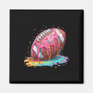 Football Drip For Lineman Wr Qb Rb Ice Cream Sprin Magnet