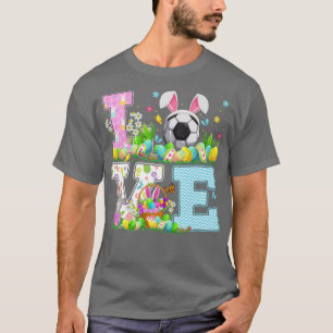 Football Easter Egg Hunt Funny Love Football Easte T-Shirt
