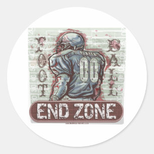 Football End Zone Sticker